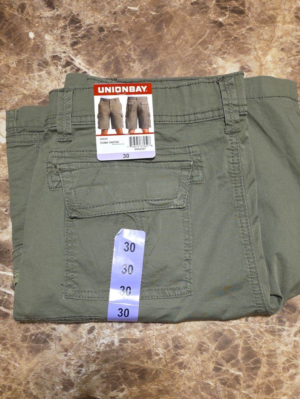 UNIONBAY Olive Utility Cargo Shorts